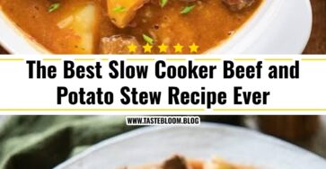The Best Slow Cooker Beef and Potato Stew Recipe Ever