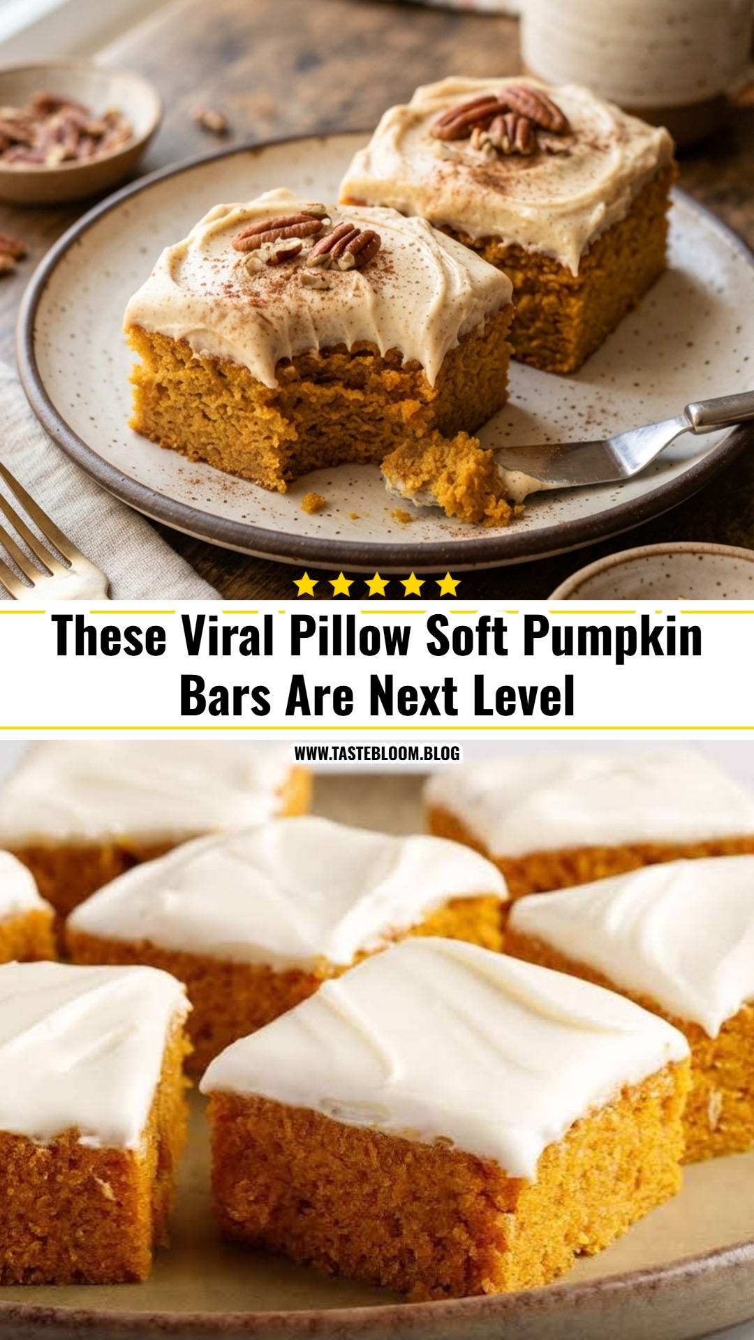 These Viral Pillow Soft Pumpkin Bars Are Next Level