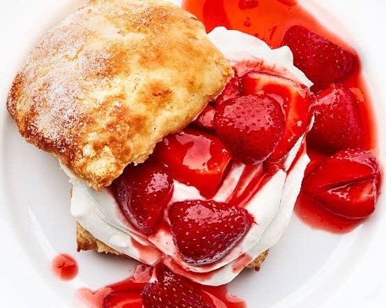 This Easy Strawberry Shortcake Is A Crowd Pleaser suggested serving