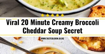 Viral 20 Minute Creamy Broccoli Cheddar Soup Secret
