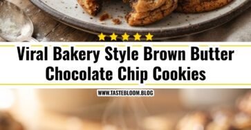 Viral Bakery Style Brown Butter Chocolate Chip Cookies