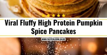 Viral Fluffy High Protein Pumpkin Spice Pancakes